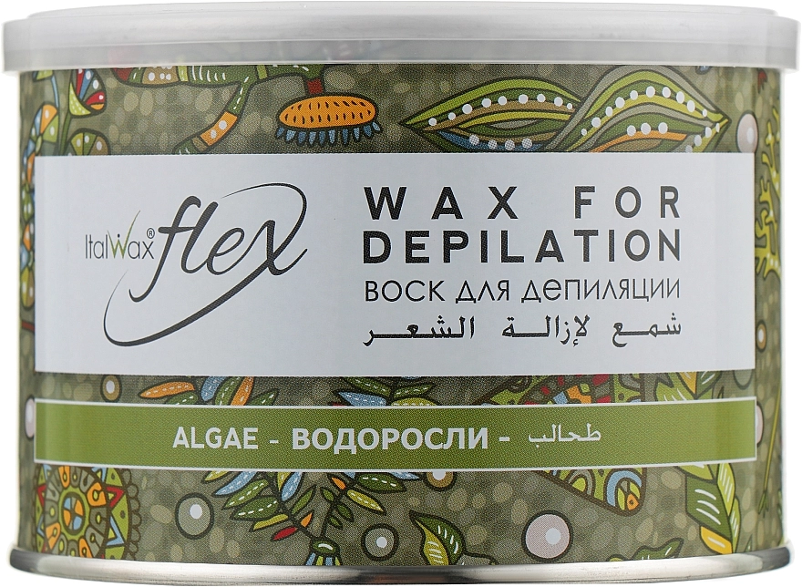 ItalWax Теплый воск для депиляции в банке "Водоросли" - фото N1