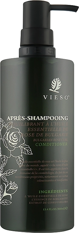 Vieso Кондиціонер для в'юнкого волосся з олією болгарської троянди Bulgarian Rose Curl Conditioner - фото N1