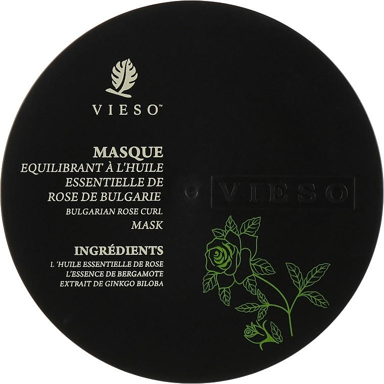 Vieso Маска для вьющихся волос с маслом Болгарской Розы Bulgarian Rose Curl Mask - фото N1