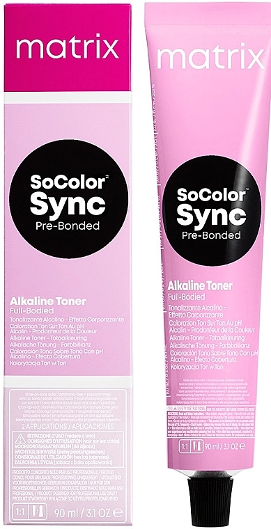 Matrix Безаміачний тонер для волосся SoColor Sync Alkaline Toner - фото N3