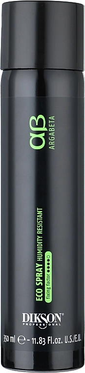 Dikson Экологический лак-спрей сильной фиксации ArgaBeta 15 Eco Spray Humidity Resistant - фото N1