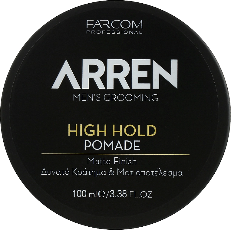 Arren Помадка для укладання волосся сильної фіксації, матова Men's Grooming Pomade High Hold - фото N1