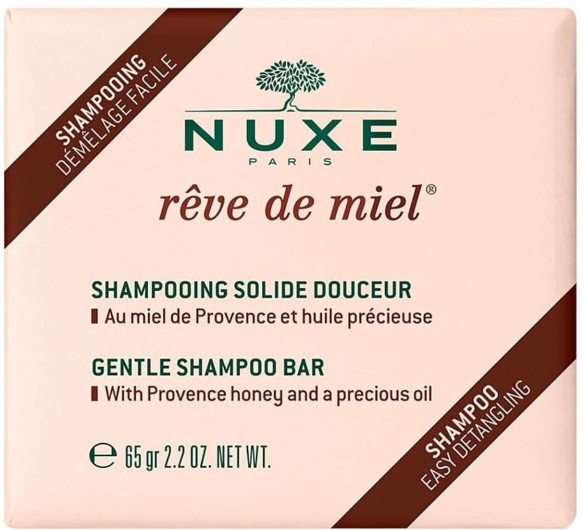 Nuxe Твердий шампунь для волосся Reve De Miel Gentle Shampoo Bar - фото N1