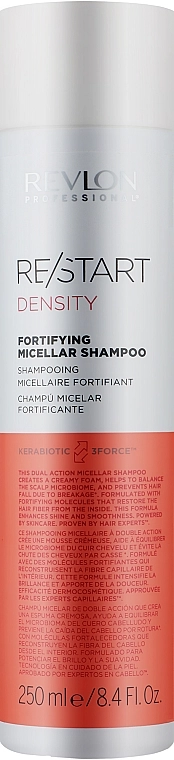 Revlon Professional Зміцнювальний міцелярний шампунь Restart Density Fortifying Micellar Shampoo - фото N1