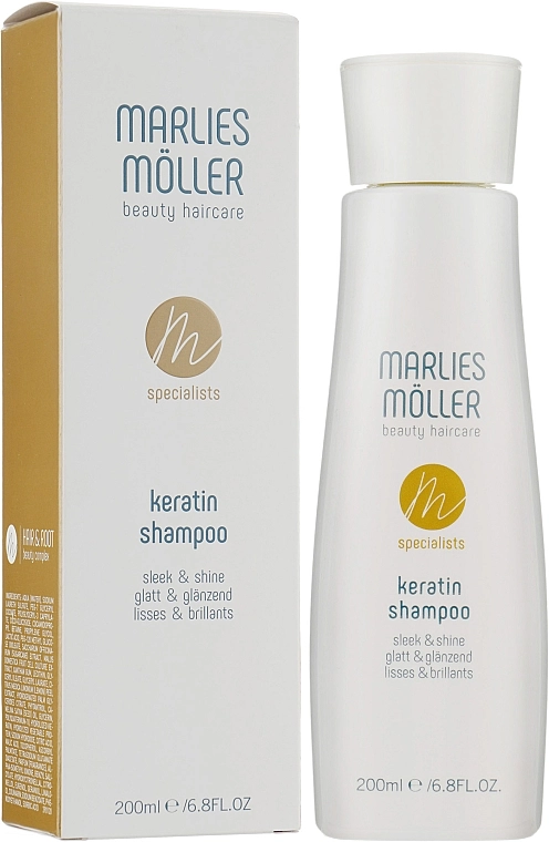 Шампунь для волос - Marlies Moller Specialists Keratin Shampoo, 200 мл - фото N2