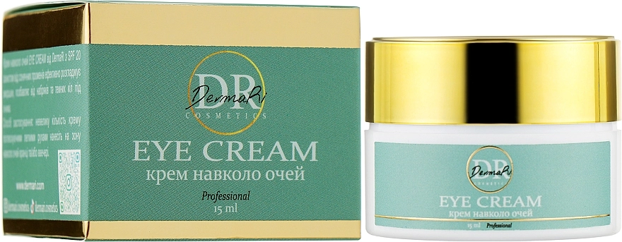 DermaRi Крем для шкіри навколо очей Eye Cream SPF 20 - фото N2