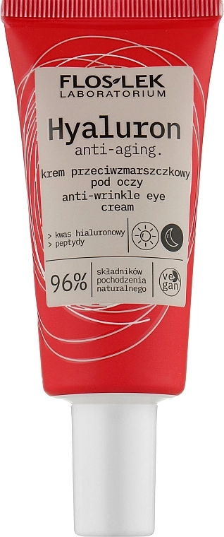 Floslek Крем против морщин для кожи вокруг глаз Hyaluron Anti-Wrinkle Eye Cream - фото N1