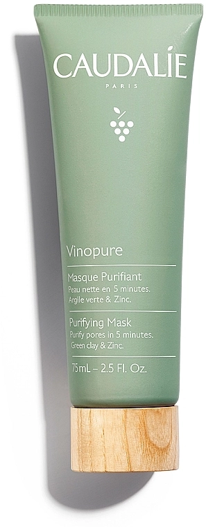 Caudalie Маска для обличчя "Очищувальна" Vinopure Purifying Mask - фото N2