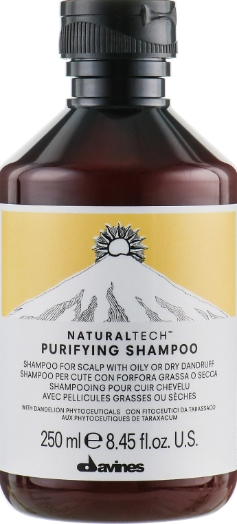 Davines Очищающий шампунь против перхоти Purifying Shampoo - фото N5