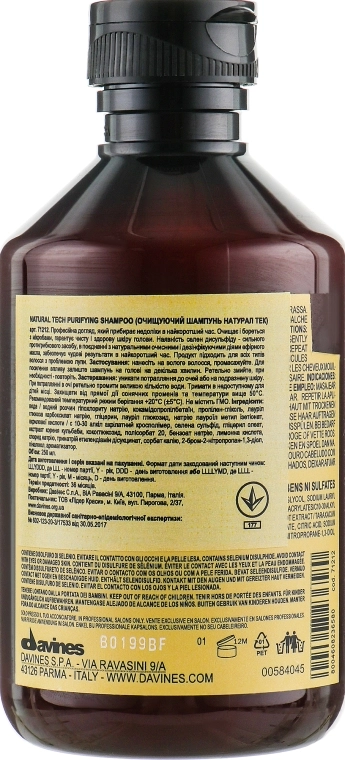 Davines Шампунь проти лупи Purifying Shampoo - фото N6