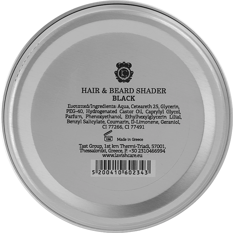 Lavish Care Чорна помада для камуфляжу бороди й волосся Black Beard And Hair Shader Pomade - фото N3