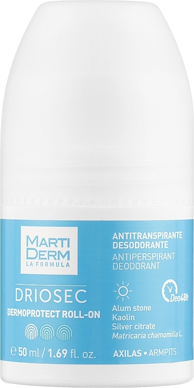 MartiDerm Кульковий антиперспірнат-дезодорант Driosec Dermaprotect Roll-on - фото N1