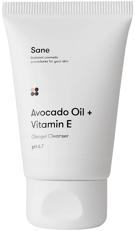 Sane Гидрофильное масло для лица Avocado Oil + Vitamin E Oleogel Cleanser - фото N1