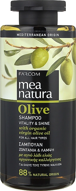 Mea Natura Шампунь з оливковою олією Olive Shampoo - фото N1