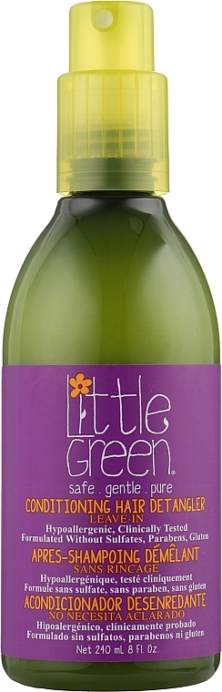 Little Green Незмивний спрей-кондиціонер для полегшення розчісування Kids Conditioning Detangler - фото N1