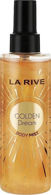 La Rive Спрей для тіла з блискітками Golden Dream Shimmer Mist - фото N1