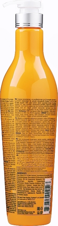 Шампунь увлажняющий с веганским протеином - GKhair CBD Vegan Shampoo, 650 мл - фото N2