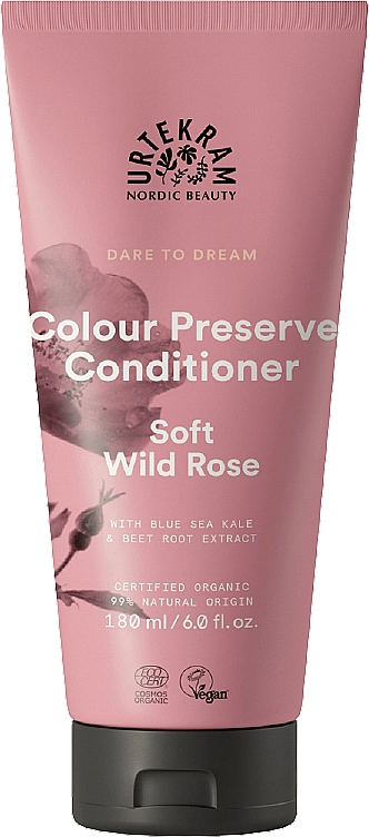 Urtekram Кондиціонер для захисту кольору волосся Soft Wild Rose Conditioner - фото N1