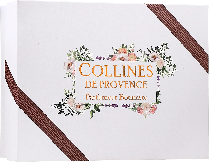 Collines de Provence Набір Gift Box (h/cr/30ml + shr/gel/200ml + candle/75g + aroma/diffuser/200ml) - фото N4