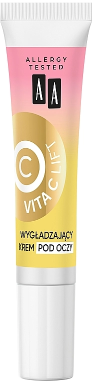 AA Розгладжувальний крем для повік 50+ Vita C Lift Smoothing Eye Cream - фото N2