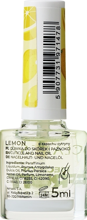 Claresa Олія для кутикули "Лимон" Cuticle Oil Lemon - фото N2