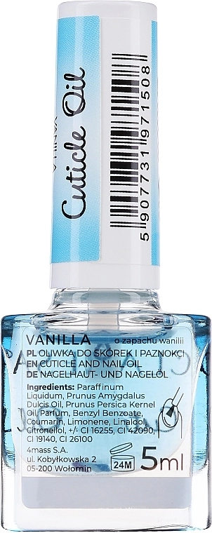Claresa Масло для кутикулы "Ваниль" Vanilla Cuticle Oil - фото N4