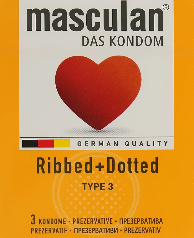 Masculan Презервативы "Ribbed+Dotted" - фото N1