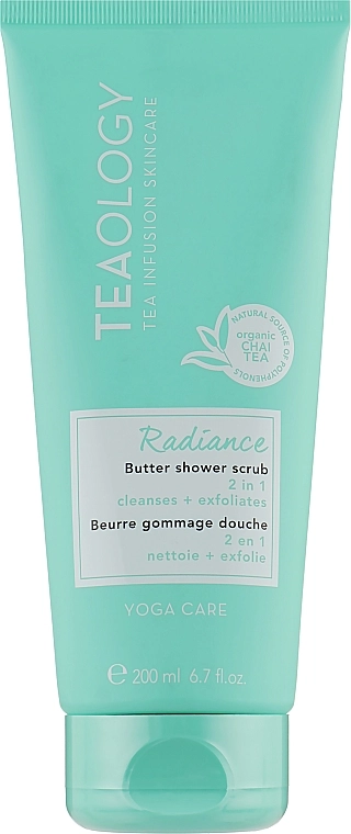 Teaology Масляный скраб для душа Yoga Care Radiance Butter Shower Scrub - фото N1