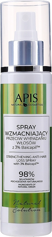 APIS Professional Зміцнювальний спрей для волосся Natural Solution Hair Mist - фото N1