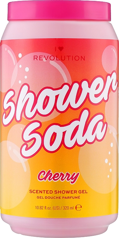 I Heart Revolution Гель для душу з ароматом вишні Tasty Shower Soda Cherry Scented Shower Gel - фото N1