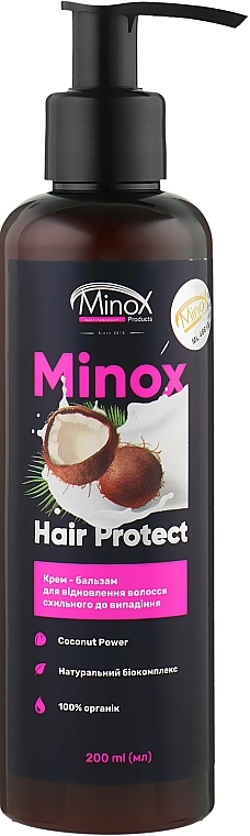 MinoX Крем-бальзам для відновлення волосся Hair Protect - фото N1