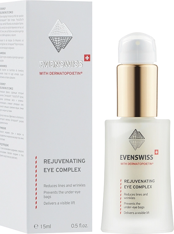 Evenswiss Омолаживающий комплекс для области вокруг глаз Rejuvenating Eye Complex - фото N2