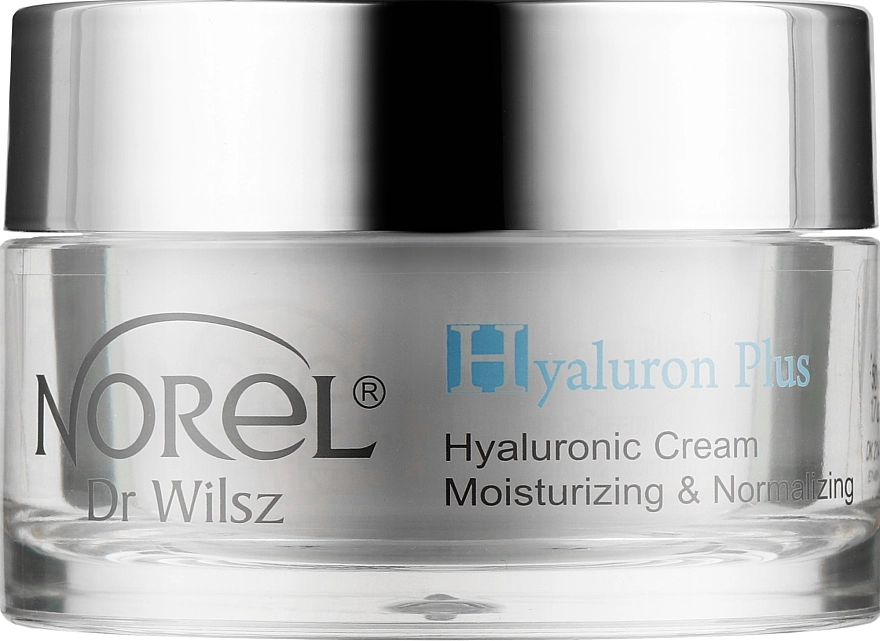 Norel Зволожувальний крем з гіалуроновою кислотою для комбінованої шкіри Hyaluron Plus Hyaluronic Cream Moisturizing And Balancing - фото N1