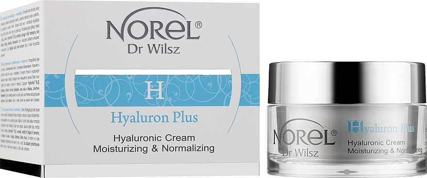 Norel Зволожувальний крем з гіалуроновою кислотою для комбінованої шкіри Hyaluron Plus Hyaluronic Cream Moisturizing And Balancing - фото N2