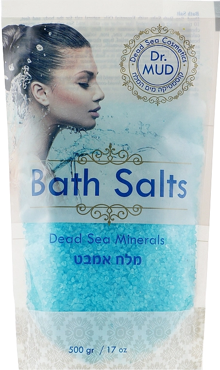 More Beauty Соль для ванны с минералами Мертвого моря "Синяя" Bath Salts - фото N1