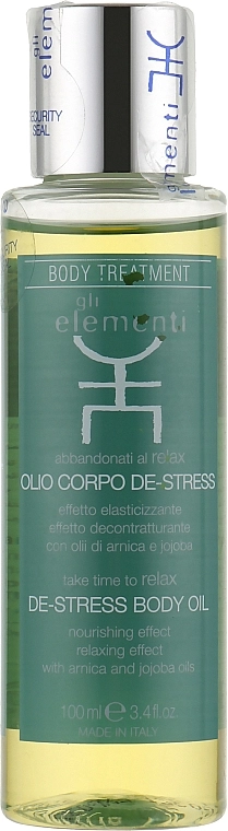 Gli Elementi Олія для тіла "Антистрес" De-Stress Body Oil - фото N1