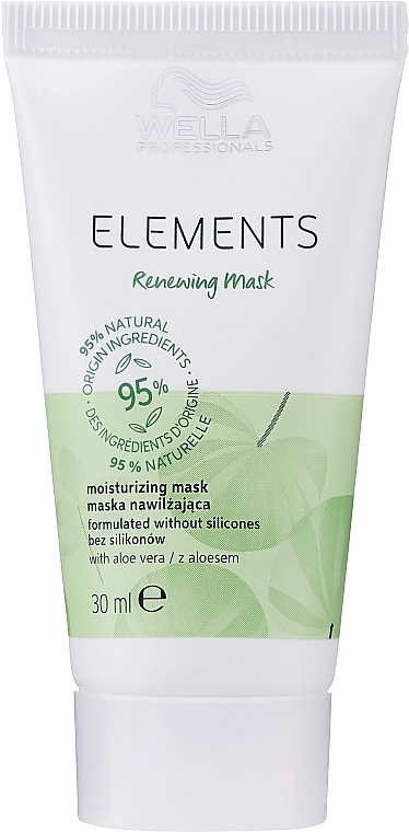 Wella Professionals Увлажняющая и восстанавливающая маска для всех типов волос Elements Renewing Mask - фото N1