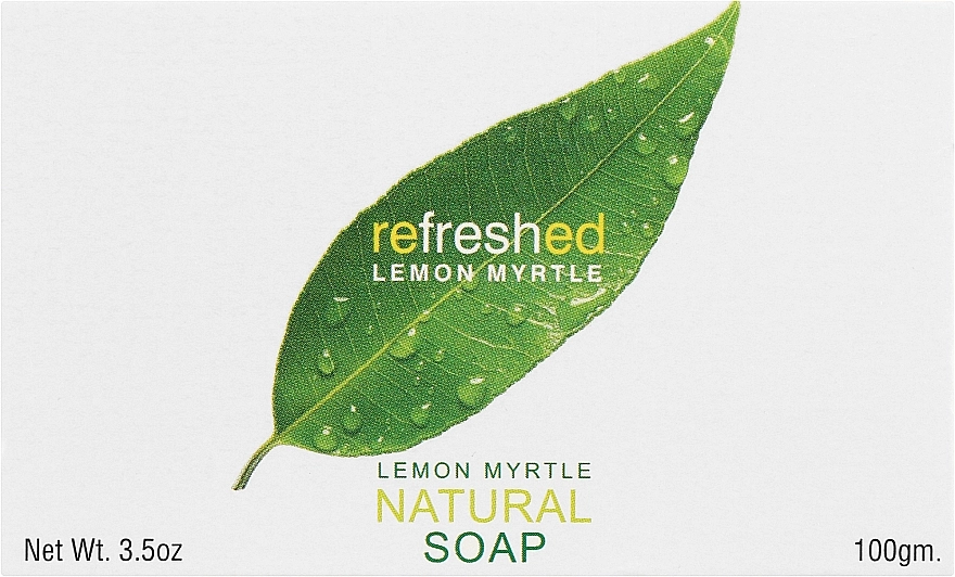 Tea Tree Therapy Мыло на растительной основе натуральное освежающее с маслом лимонного мирта Natural Soap - фото N1
