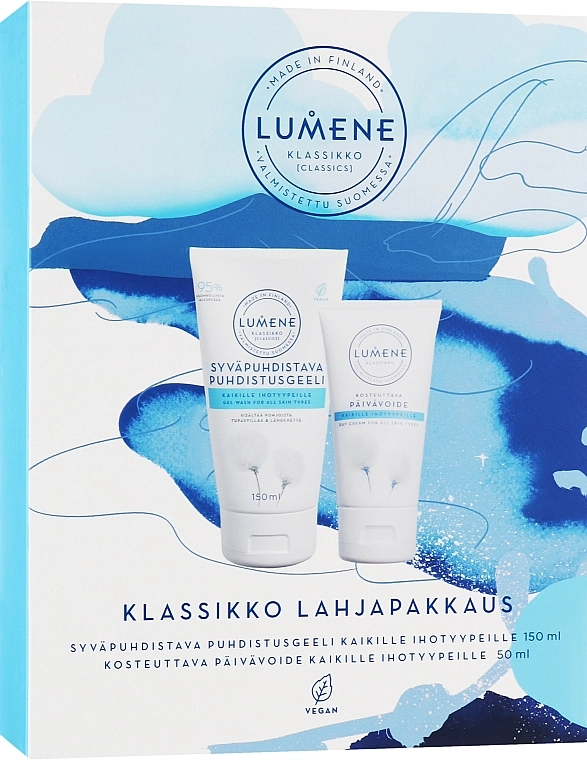 Lumene Набор Klassikko Gift Box (f/gel/150ml + f/cr/50ml) - фото N1