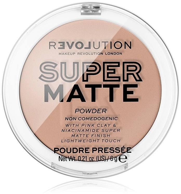 Makeup Revolution Super Matte Pressed Powder Матувальна пудра для обличчя - фото N1