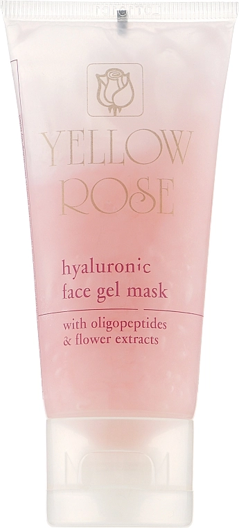 Yellow Rose Гель-маска для обличчя з гіалуроновою кислотою Hyaluronic Face Gel Mask (туба) - фото N1