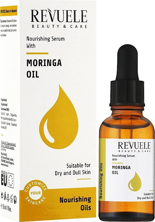 Revuele Питательная сыворотка для лица с маслом моринги Nourishing Serum Moringa Oil - фото N2