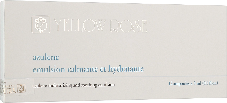 Yellow Rose Сироватка з азуленом для чутливої шкіри Azulene Emulsion Calmante et Hydratante Ampoules - фото N1