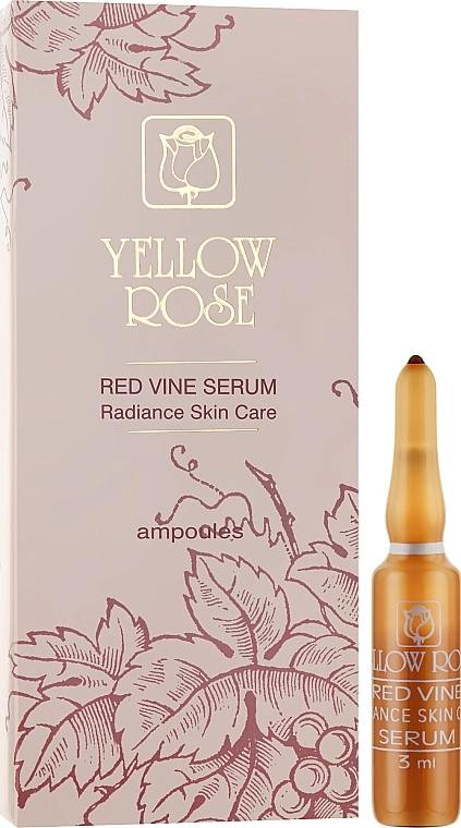 Yellow Rose Сыворотка с полифенолами красного винограда в ампулах Red Vine Serum Ampoules - фото N1