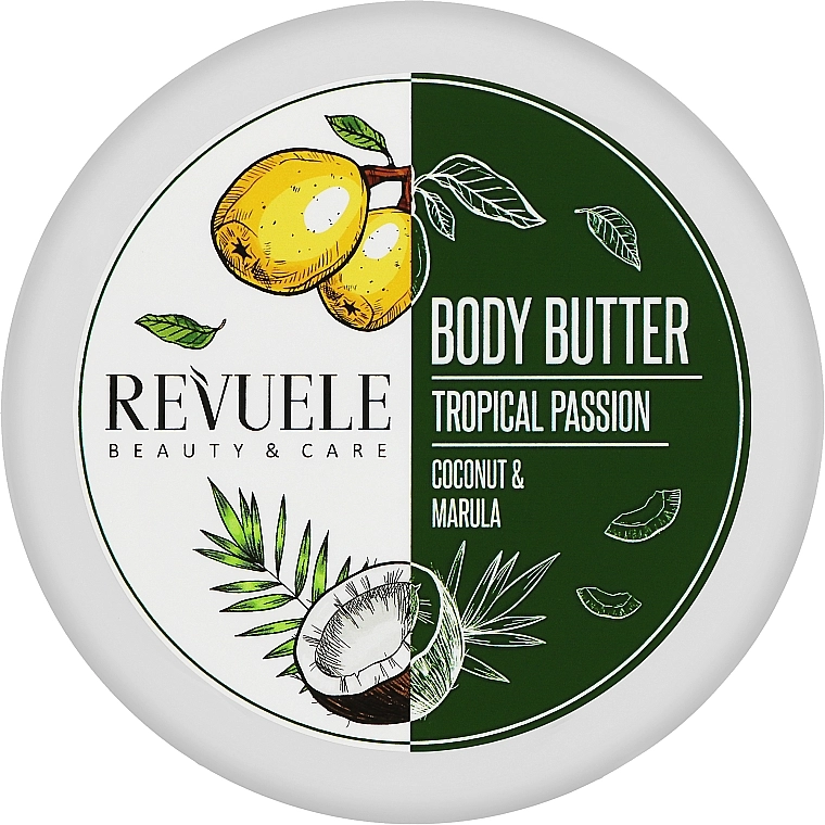 Revuele Баттер для тела "Кокос и марула" Tropical Passion Coconut & Marula Body Butter - фото N1