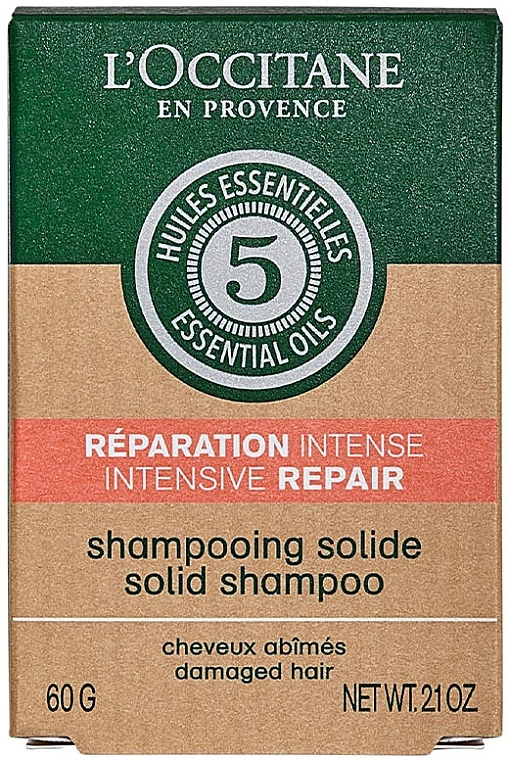 L'Occitane Твердий шампунь "Інтенсивне відновлення" L’Occitane En Provence Intense Repair Solid Shampoo - фото N1