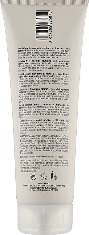 Framesi Кондиционер для волос на основе арганового масла Morphosis Sublimis Oil Conditioner - фото N2
