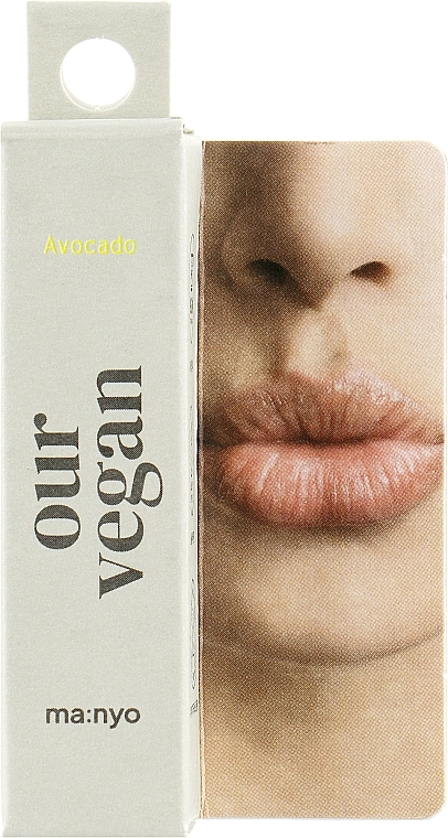 Manyo Бальзам для губ веганский со вкусом авокадо Our Vegan Color Lip Balm Avocado - фото N2
