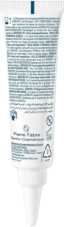 Ducray Крем проти дефектів шкіри, схильної до акне Keracnyl PP+ Anti-Blemish Cream - фото N2