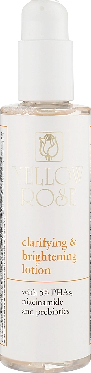 Yellow Rose Лосьйон для очищення й вирівнювання тону шкіри Clarifying & Brightening Lotion - фото N1